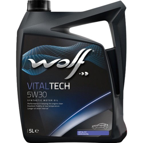 Моторное масло Wolf VitalTech 5W-30, 5л 
